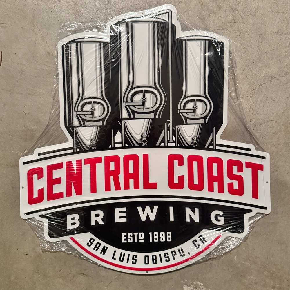 Central Coast Brewing San Luis Obispo Metal Decorative Beer Sign
